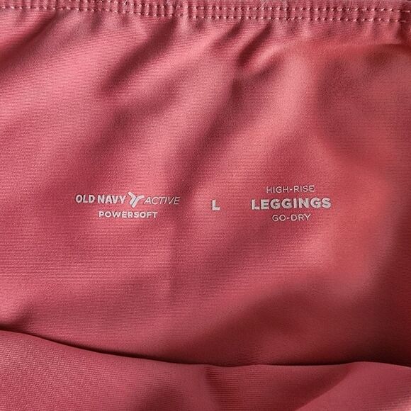 Old Navy High-Waisted PowerSoft 7/8-Length Side-Pocket Leggings - Picture 2 of 8